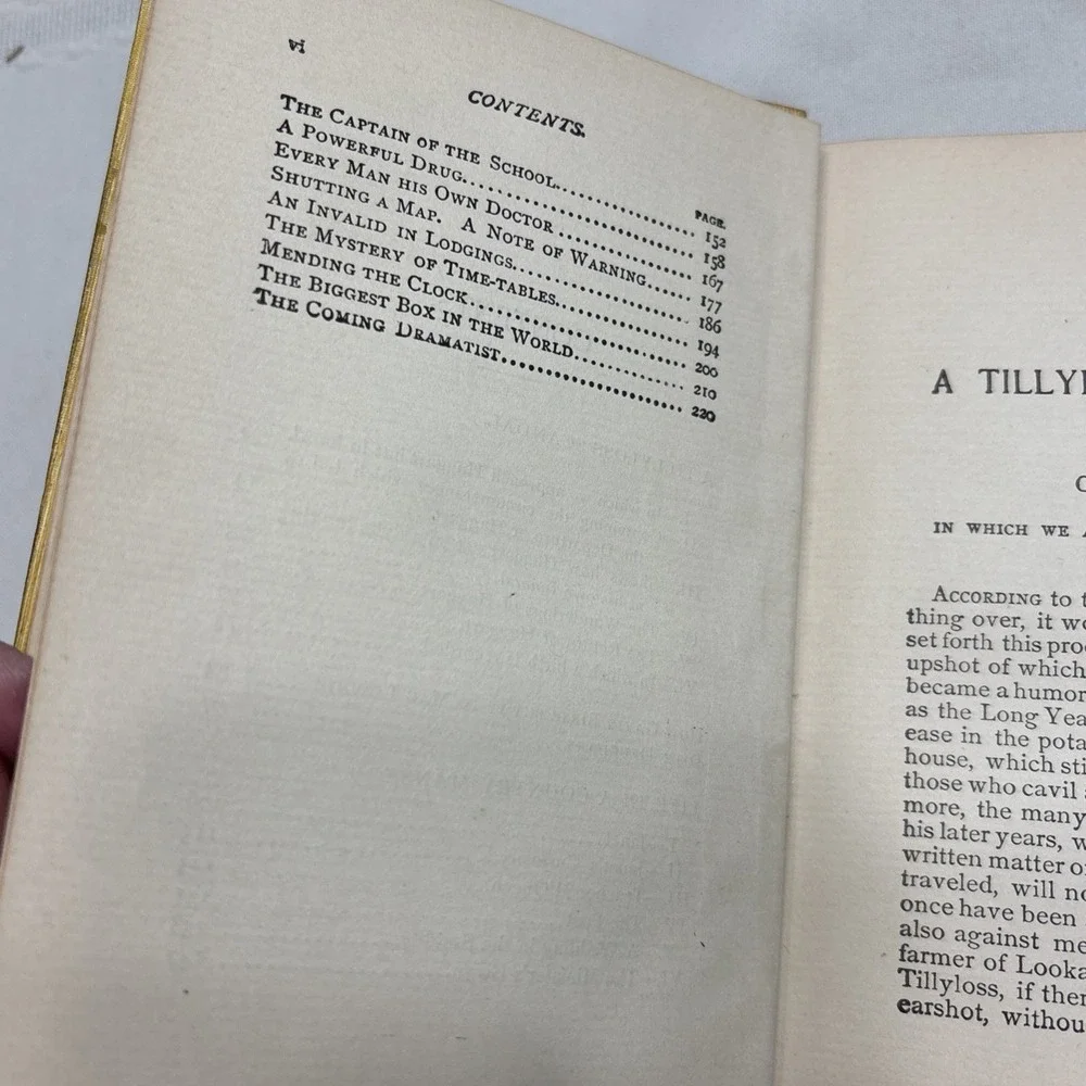 A Tillyloss Scandal JM Barrie Antique Hardcover circa 1900 Peter Pan Author HC